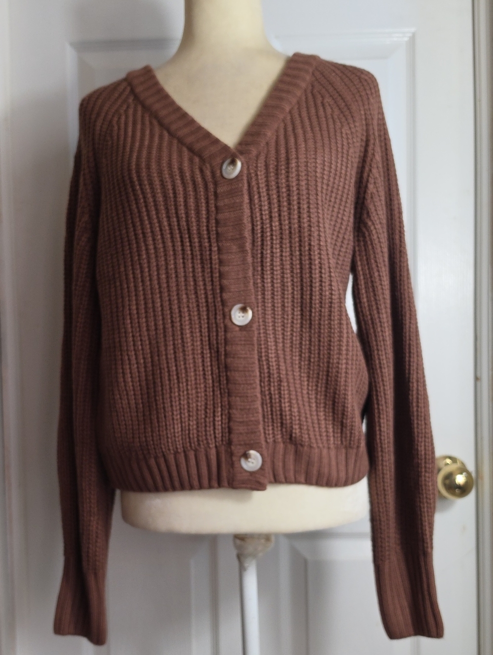 Fashion Button Down Cardigan Sweater